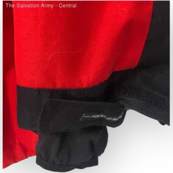 Neff Zeeb Snowboard Jacket Mens Medium Colorblock Black Blue Red Hooded Technica - Picture 5 of 8